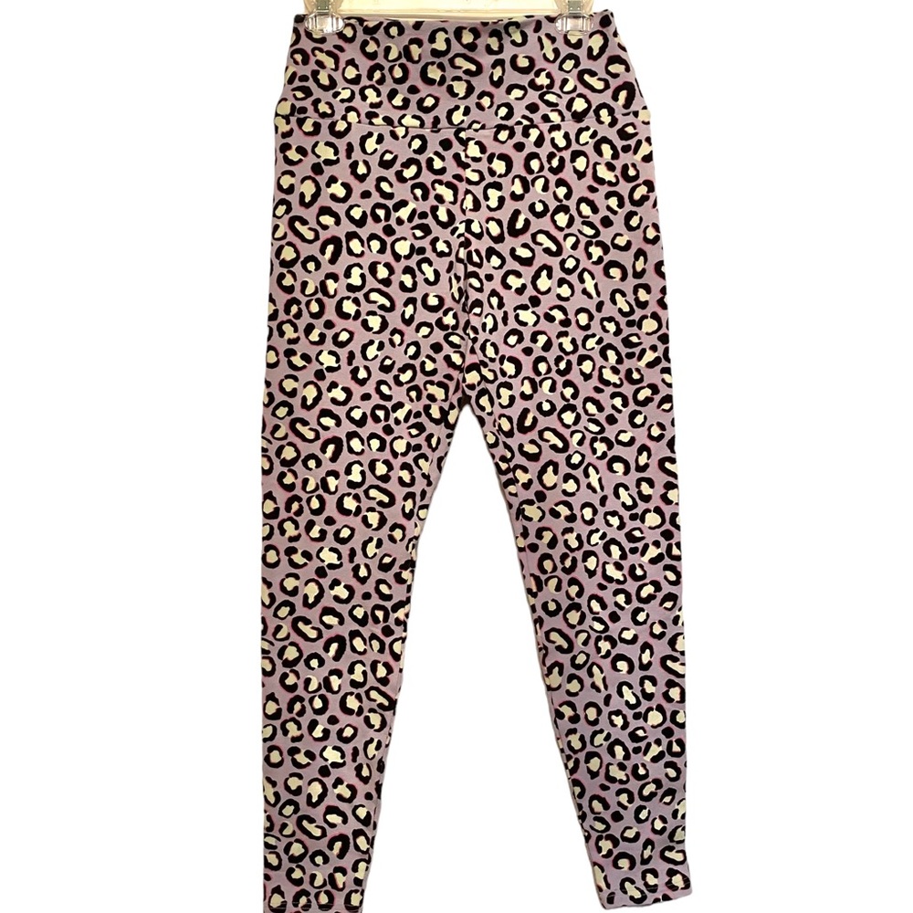 UGG Brand Women's Saylor Legging Cotton Blend Pants in Black Spotty Size L